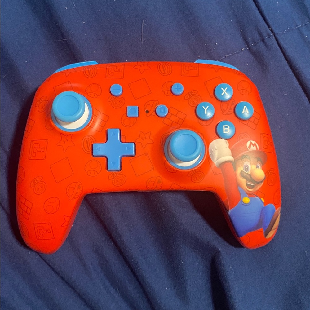 PowerA Enhanced Wireless Controller for Nintendo Switch - Red and Blue